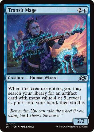 Transit Mage (Aetherdrift) Light Play Foil