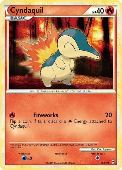 Cyndaquil (Call of Legends) Light Play