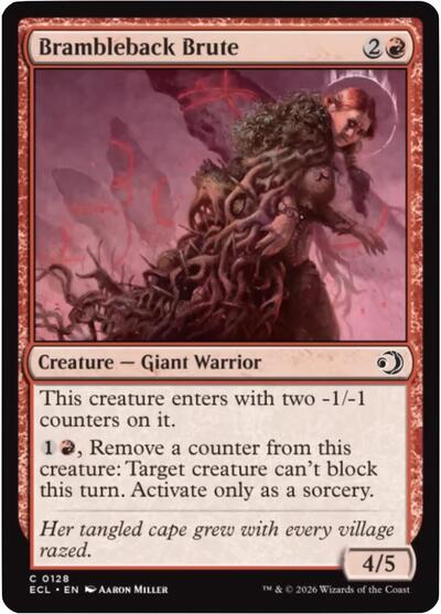 Brambleback Brute (Lorwyn Eclipsed) Light Play Foil