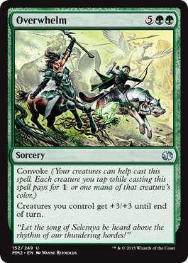 Overwhelm (Modern Masters 2015) Light Play