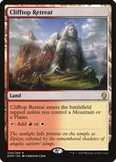 Clifftop Retreat (Promo Pack: Core Set 2020) Light Play Foil