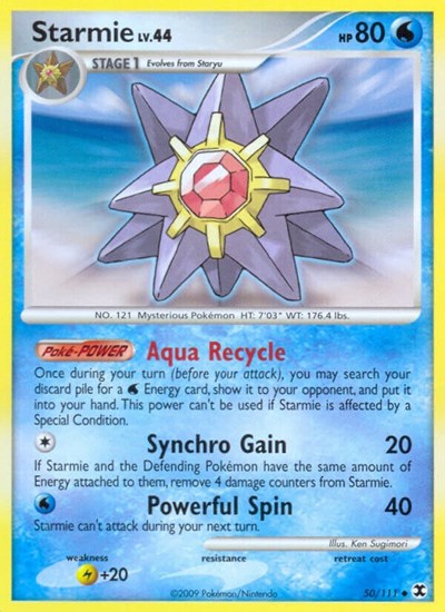 Starmie (Rising Rivals) Medium Play