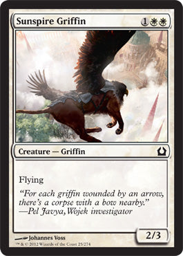 Sunspire Griffin (Return to Ravnica) Light Play Foil