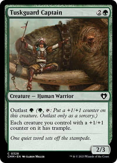 Tuskguard Captain (Commander Masters) Light Play