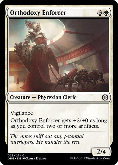 Orthodoxy Enforcer (Phyrexia: All Will Be One) Light Play