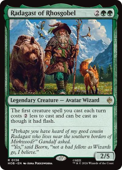 Radagast of Rhosgobel (The Hobbit) Light Play Foil