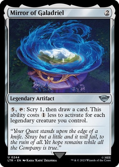 Mirror of Galadriel (Universes Beyond: The Lord of the Rings: Tales of Middle-earth) Light Play Foil