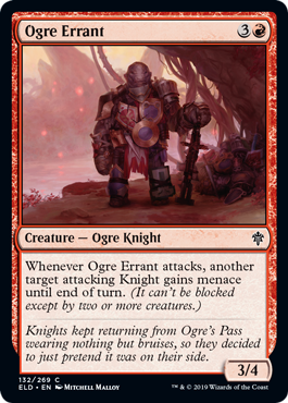 Ogre Errant (Throne of Eldraine) Light Play