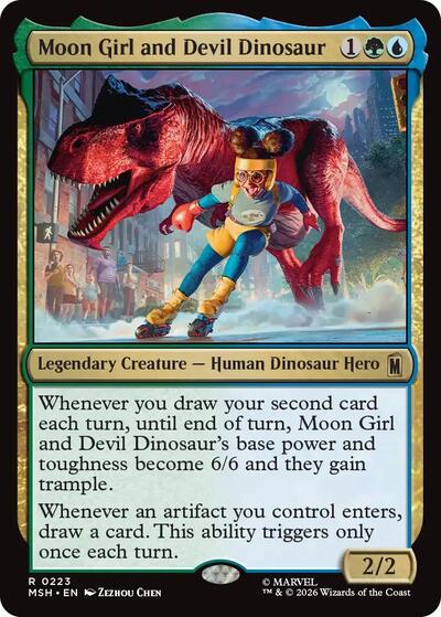 Moon Girl and Devil Dinosaur (Marvel Super Heroes) Light Play