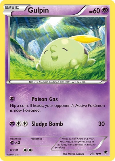 Gulpin (XY - Phantom Forces) Medium Play