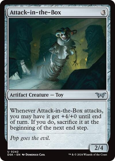 Attack-in-the-Box (Duskmourn: House of Horror) Light Play