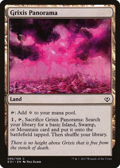Grixis Panorama (Archenemy: Nicol Bolas) Light Play