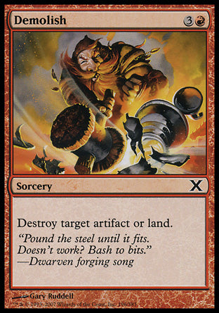 Demolish (10th Edition) Light Play