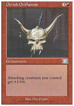 Orcish Oriflamme (Classic 6th Edition) Medium Play