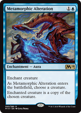 Metamorphic Alteration (Magic 2019 Core Set) Light Play Foil