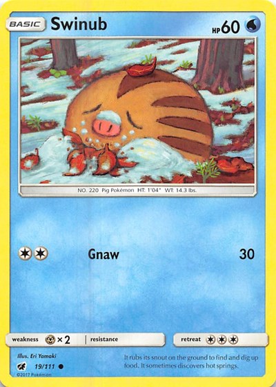 Swinub (SM - Crimson Invasion) Medium Play