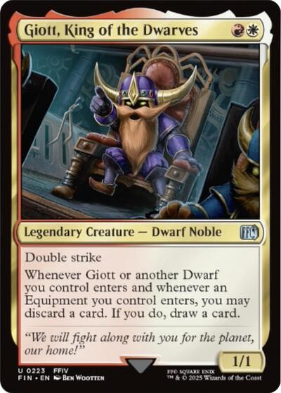 Giott, King of the Dwarves (Universes Beyond: FINAL FANTASY) Light Play