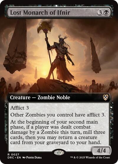 Lost Monarch of Ifnir (Extended Art) (Commander: Aetherdrift) Light Play