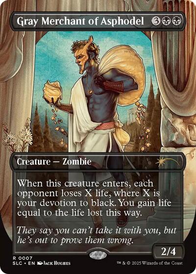 Gray Merchant of Asphodel (Secret Lair Countdown Kit) Light Play Foil