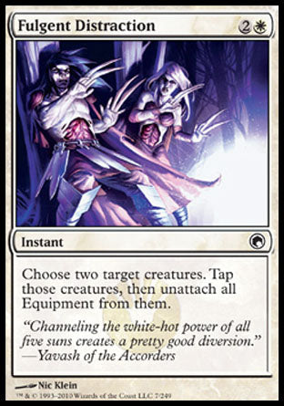 Fulgent Distraction (Scars of Mirrodin) Light Play