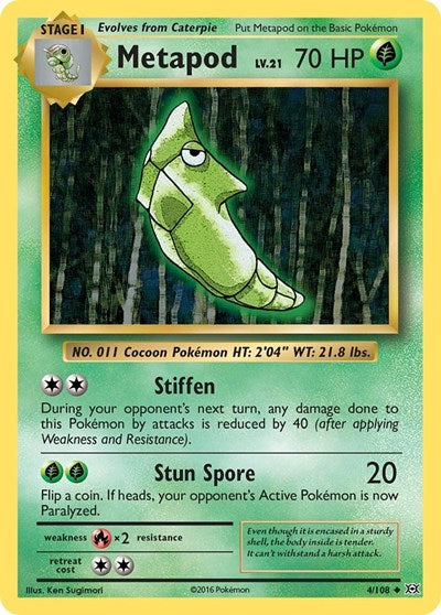 Metapod (XY - Evolutions) Heavy Play