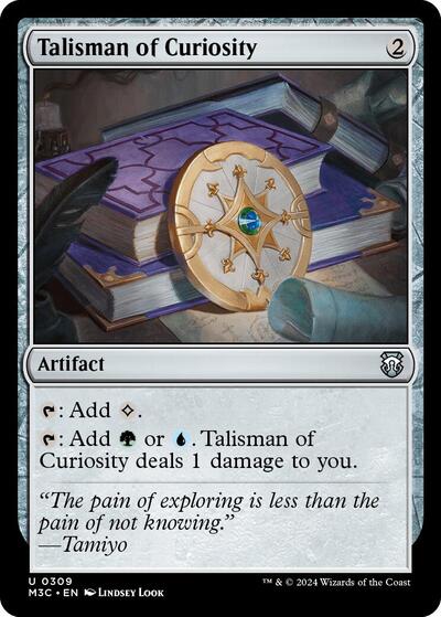 Talisman of Curiosity (Commander: Modern Horizons 3) Light Play