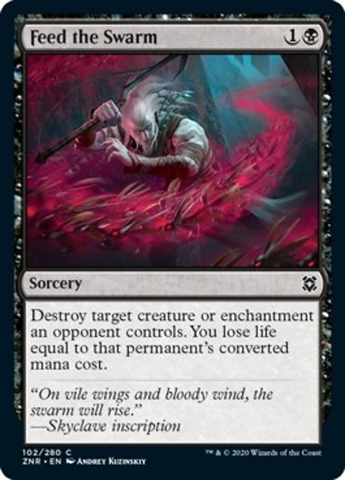 Feed the Swarm (Zendikar Rising) Light Play