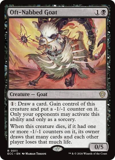 Oft-Nabbed Goat (Commander: Lorwyn Eclipsed) Light Play