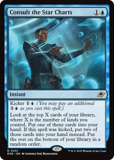 Consult the Star Charts (Edge of Eternities) Light Play Foil