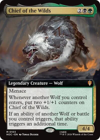 Chief of the Wilds (Extended Art) (The Hobbit: Eternal-Legal) Near Mint