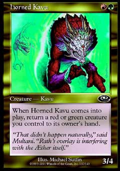 Horned Kavu (Planeshift) Light Play