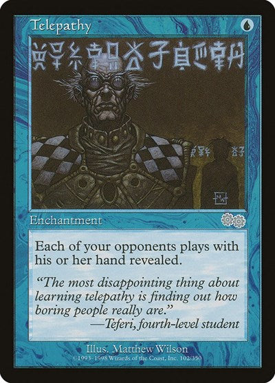 Telepathy (Urza's Saga) Medium Play