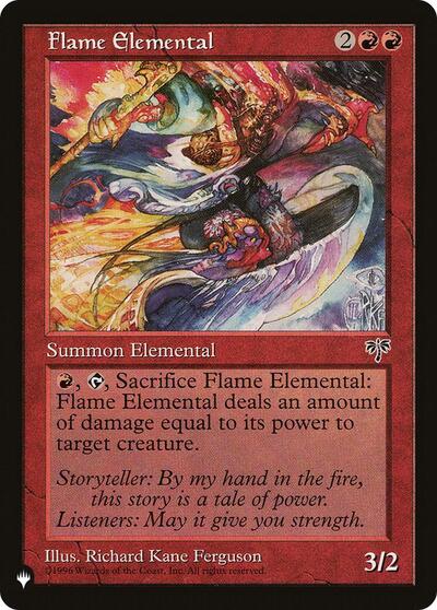 Flame Elemental (The List) Light Play