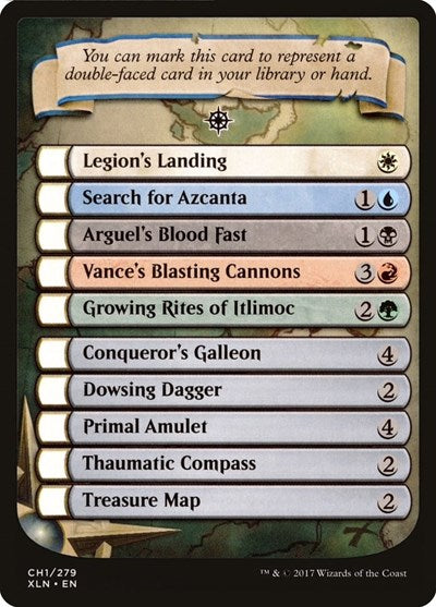 Checklist Card - Ixalan (Ixalan) Light Play