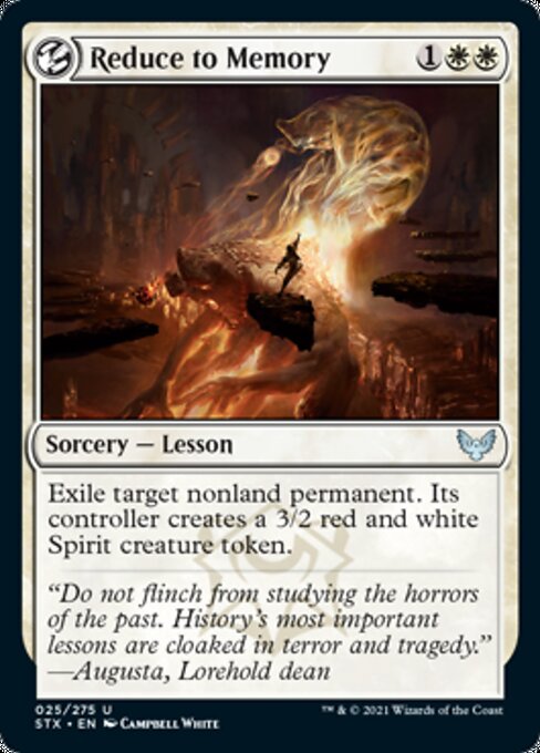 Reduce to Memory (Strixhaven) Light Play