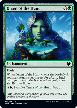 Omen of the Hunt (Theros Beyond Death) Light Play