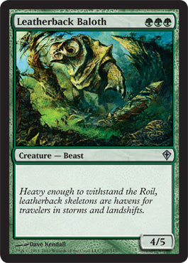 Leatherback Baloth (Worldwake) Medium Play