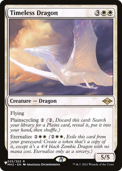 Timeless Dragon (The List) Light Play