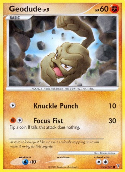 Geodude (Supreme Victors) Light Play