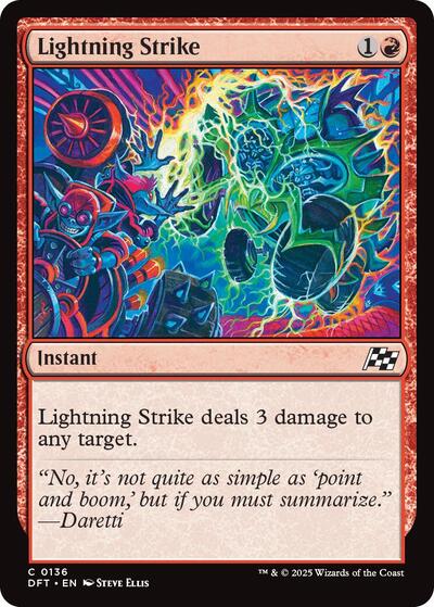 Lightning Strike (Aetherdrift) Light Play Foil