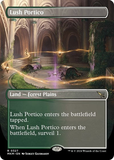 Lush Portico (Borderless) (Murders at Karlov Manor) Near Mint