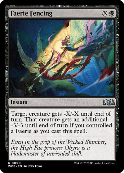 Faerie Fencing (Wilds of Eldraine) Light Play