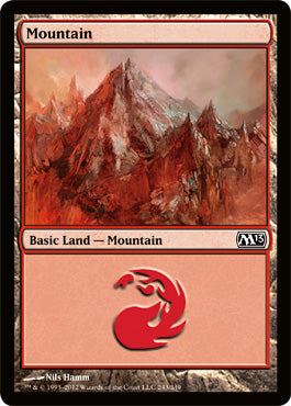 Mountain (243) (Magic 2013 Core Set) Medium Play