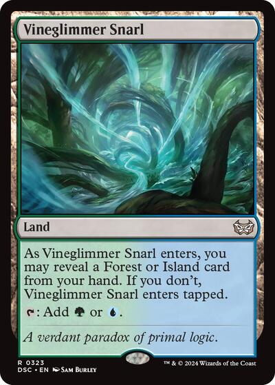 Vineglimmer Snarl (Commander: Duskmourn: House of Horror) Light Play