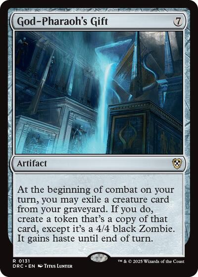 God-Pharaoh's Gift (Commander: Aetherdrift) Light Play