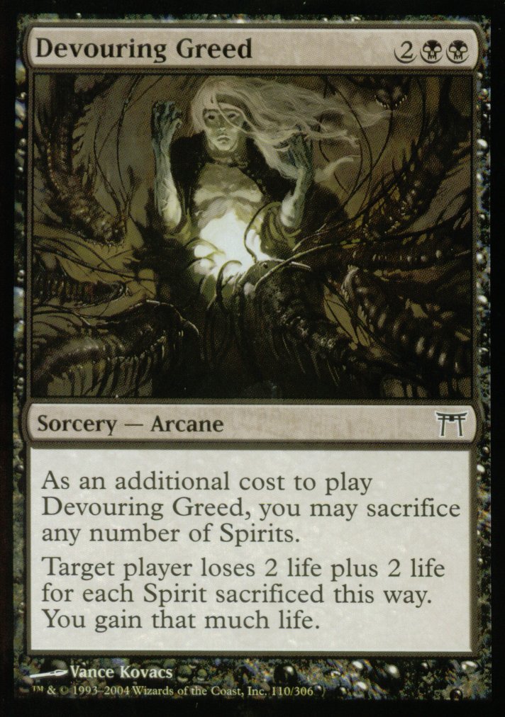 Devouring Greed (Champions of Kamigawa) Medium Play