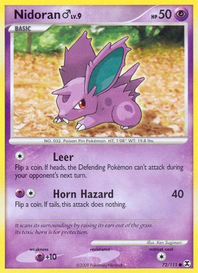 Nidoran M (Rising Rivals) Light Play