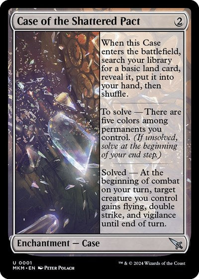 Case of the Shattered Pact (Murders at Karlov Manor) Light Play Foil
