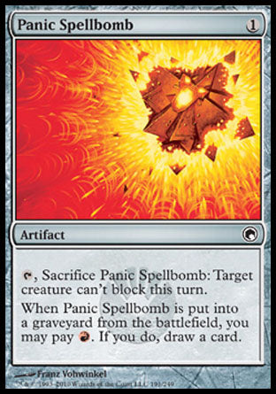 Panic Spellbomb (Scars of Mirrodin) Light Play