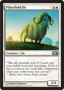 Pillarfield Ox (Magic 2014 Core Set) Light Play